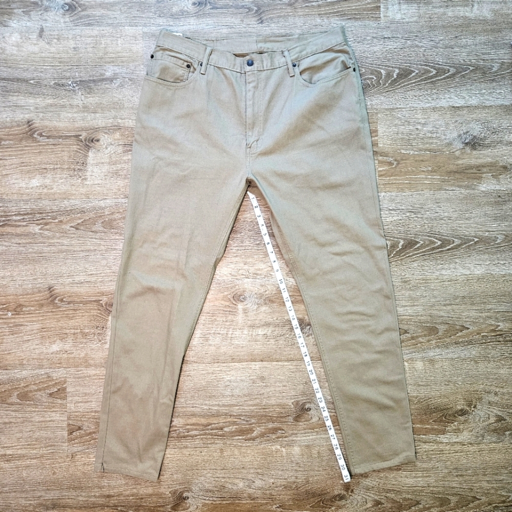 Levis 559 Jeans 42x36 Brown Relaxed Straight White Tab Cotton Pants Adult